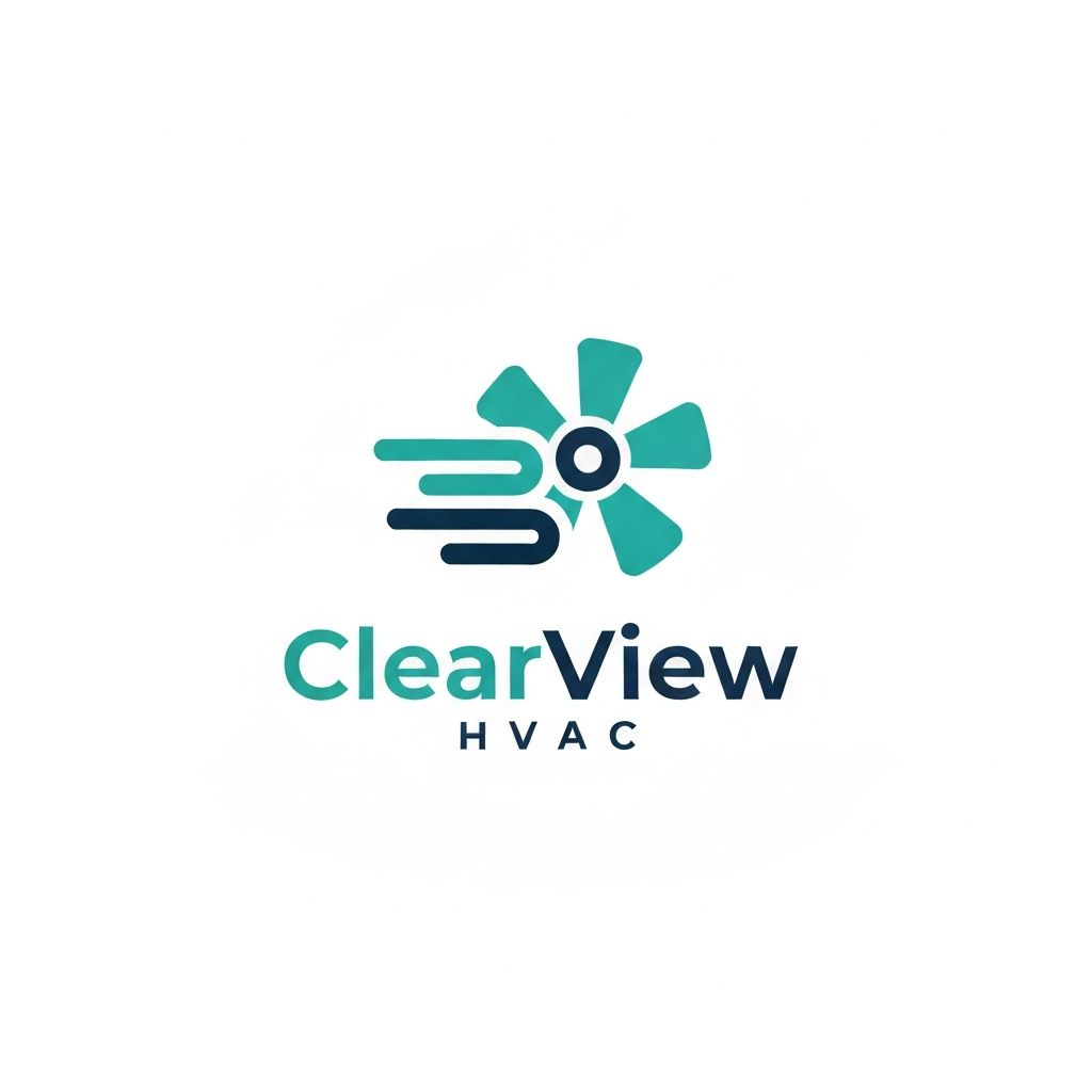ClearView HVAC logo